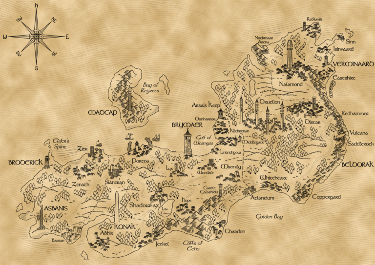 Old-world fantasy artwork from Wulfric's Bazaar
